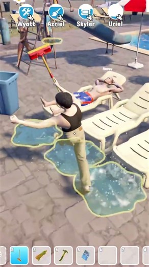 THE TRIPLE PUDDLE | Waterpark Simulator