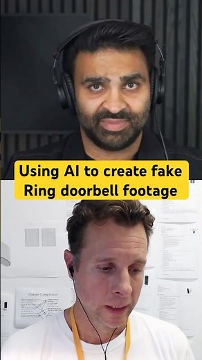 Ring founder on the growing trend of using AI to generate lifelike Ring doorbell footage.