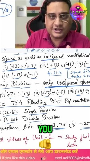 Math Problem: Solve 32 and 64-bit Number Representations! #shorts