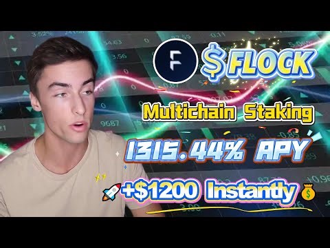 Beginner's DeFi Guide: Stake FLOCK into FLock.io to Achieve APY 1315.44% During Market Lows