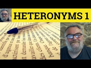 Heteronyms 1- Same Spelling but Different Pronunciation - Heteronyms tear, row, bow, read, frequent