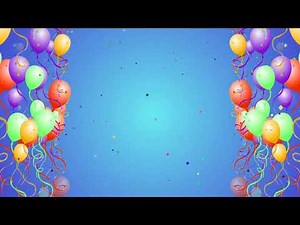 Birthday Balloons VJ VFX Motion Background || vj motion background || VJ Loops ||