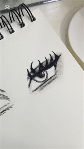 Anime Eye ASMR ✍️ Relaxing Timelapse #drawing