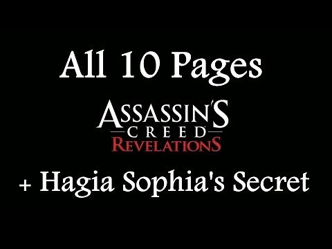 "Assassin's Creed: Revelations", walkthrough (100% sync), All 10 Ishak Pasha's Pages + Hagia Sophia