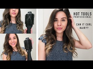 HOW I CURL MY HAIR USING HOT TOOLS BLOWOUT BRUSH // 2020