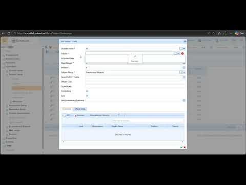 Setting up Assessment on schoollink