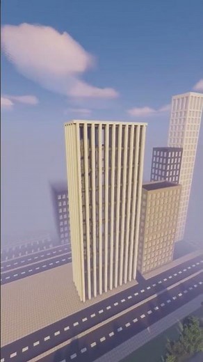 Making a skyscraper in Minecraft!