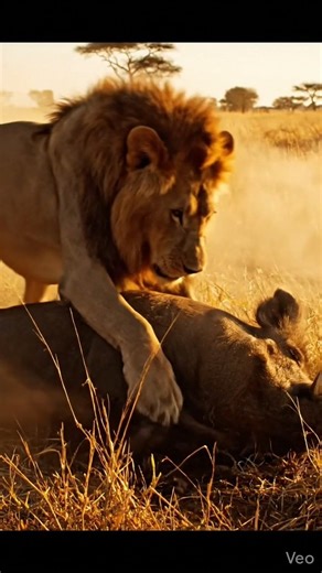 #Lion vs Wild Pig – Unexpected Jungle Battle You Won’t Believe! 🦁🐗 | Real Wildlife Moment#shorts