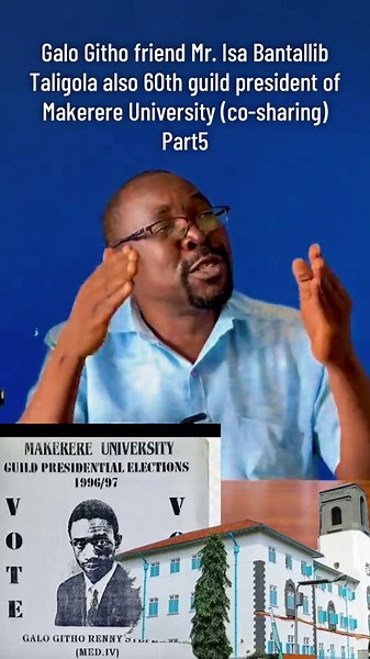 Galo Githo best friend Mr isa Bantalib also guild president Makerere university in 1994 talks about the introduction of co-sharing. #KIYINGI #kampalatiktokersuganda🇺🇬🇺🇬 #fyp #makerereuniversity #storytime