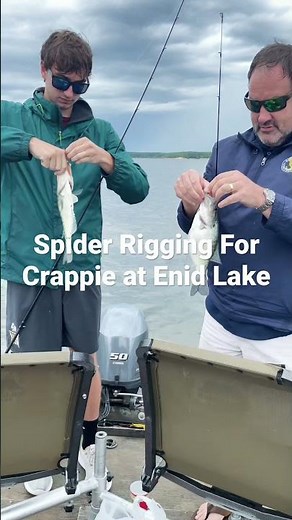Enid Lake Trolling For Crappie in September (ENID LAKE FISHING GUIDE BARTON OUTFITTERS)