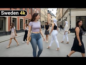 Stockholm Sweden Walking Tour 4K | Beautiful City Walk 2025