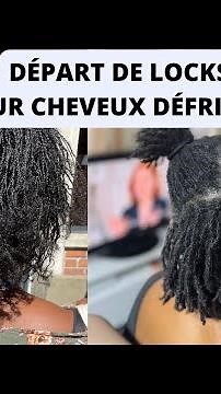 DÉPART DE LOCKS SUR CHEVEUX DÉFRISÉS, BONNE IDÉE OU PAS ? 🤔 | MICROLOCKS | ENTRETIEN ET CONSEILS
