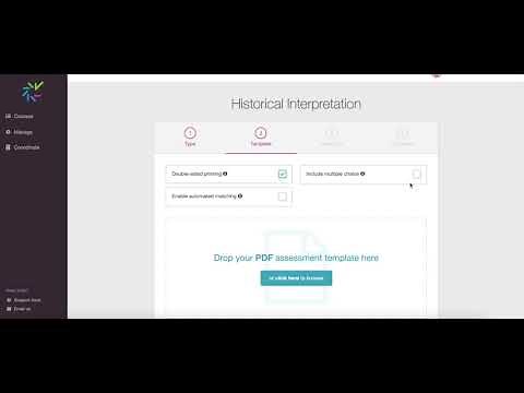 How To - Create an Administered Assessment in Crowdmark