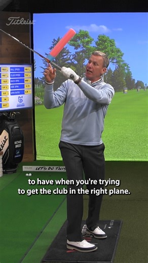 This Device Will Improve your Swing Plane Watch the FULL Video Lesson HERE: https://youtu.be/5V6Zz64fj7A The swing plane is an important aspect of your golf swing. When the club is on plane, not only does it look nice, but it also creates the functionality you need to perform consistently. Getting the club in position in the backswing allows you to create an effortless, and powerful downswing. In this video, Michael Breed will show you what a proper swing plane looks like, and show you the devic