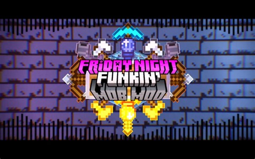 超优质模组全流程!!!（现已推出）Friday Night Funkin': MOBMOD (A Minecraft FNF mod)