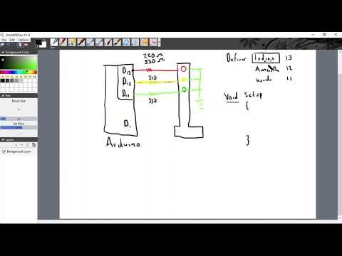 programando un semáforo normal con Arduino nano parte 1