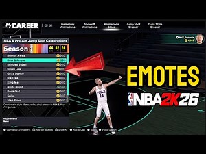 NBA 2K26 - How to Buy Park Emotes - How to Buy REC Emotes
