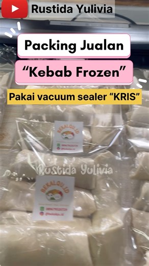 Packing jualan pakek vacuum sealer kris #vacuumsealer #vacuumselaerkris #reviewvacuumsealer