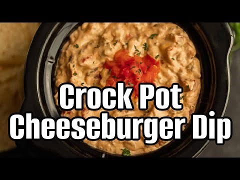 Crock Pot Cheeseburger Dip | Easy Game Day Recipe