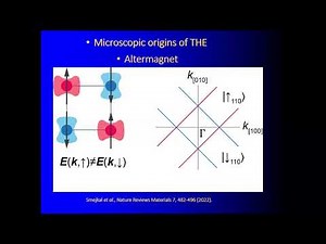 Anomalous and Topological Hall Effect in quantum materials (Pengcheng Dai, Rice University).