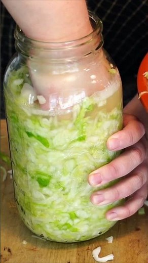Fermented Sauerkraut Tutorial in Less Than One Minute
