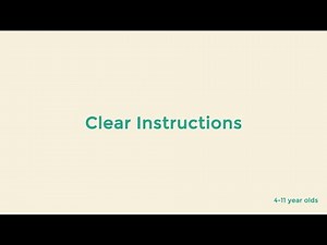 Clear Instructions | Place2Be's Parenting Smart