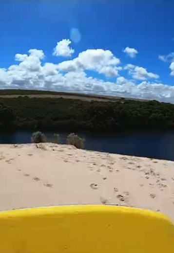 Day 12 of trying to cross the river #fyp #viral #sanddunes #bullshark #mooreriver