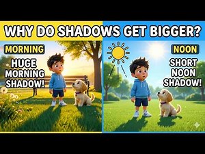 Why Do Shadows Change Size? | Light and Shadows for Kids | Science Story