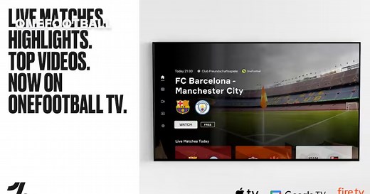 📺 Get the new OneFootball TV app and watch all our videos on your TV now!