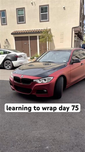 Wrapping Over Unpainted Bumper BMW F30 #wrapping #bmwcars #wrap #carshorts #bmw