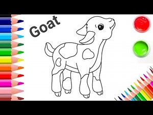 HOW TO DRAW GOAT DRAWING FOR BEGINNERS STEP BY STEP || VERY SMART GOAT DRAWING || DRAWING VIDEO
