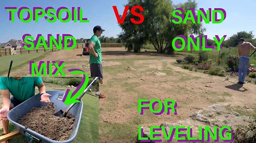 Sand vs Topsoil Mix for Lawn Leveling Which One Gives Better Results