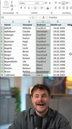 The FASTEST way to filter directly in Excel spreadsheets