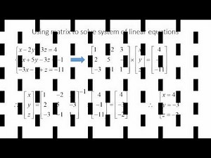 Excel 16 (Problem 26-28) Matrix manipulation. Solving system of linear equations.