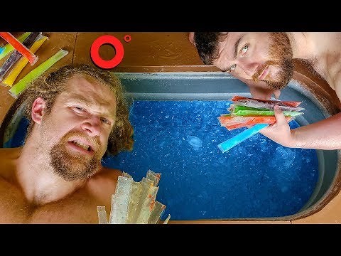 EXTREME ICE BATH FREEZE POP CHALLENGE