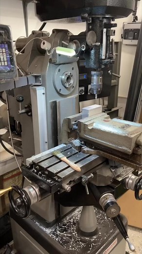 Making some riser blocks for a slab flattening mill on machine that’s 60 years old! I love this Rockwell milling machine. #macinist #maker #rockwellmillingmachine #machinistsofinstagram #machineshop | High Caliber Craftsman Builds