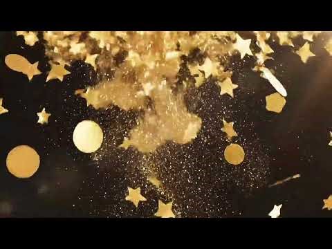 Gold Particles & Confetti Photo Booth Background | Fondos Dinámicos de Partículas y Confeti Fotos