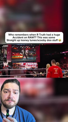 R truth and the famous WWE Pyro incident 😂 #wwe #wweraw #wwesmackdown #wwenews #wwetiktok