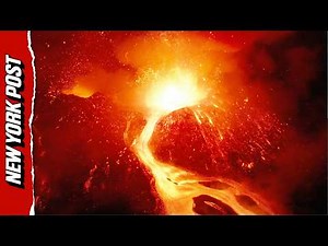 Unreal Footage Captures Fiery Volcano Eruption in Stunning Drone Video