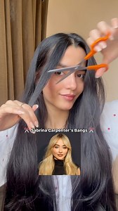 Don’t cut it, fake it 💃🏻 @sabrinacarpenter fake bangs tutorial 💇‍♀️ LET ME KNOW WHAT DO YOU WANNA SEE NEXT ✨ @rena_goswami_ #hairstyle #haircut #viral #haircare #haircolor #hair #hairideas #hairgoals #reels #reelsinstagram #reelitfeelit #explore #food #makeup #diy #beauty #trending #hairextensions #sabrinacarpenter #fashion #skincare #makeupartist #cricket #girl #women #jaishreeram [ Haircut , Hairstyle , DIY , Viral Hairstyle , Hacks , Makeup , Easy Hairstyle ] | Rena Goswami