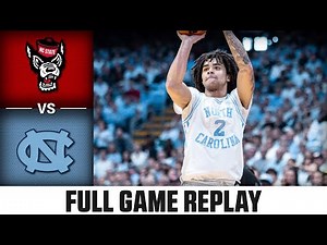 NC State vs. North Carolina Full Game Replay | 2023-24 ACC Men's Basketball