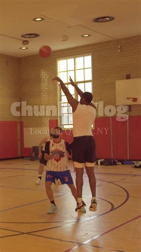 Chunky Vlog In Queens Run #basketballshorts