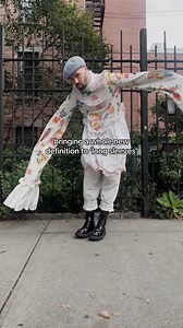 bringing a whole new definition to ‘long sleeve’ 🥲 #clowncore #kidcore #fashion #meganocain #whimsicalfashion #whimsicalstyle | david ross lawn