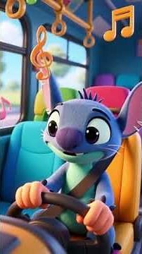 STITCH THE HAPPY BUS DRIVER 🚌🎶 | Fun Kids Song
