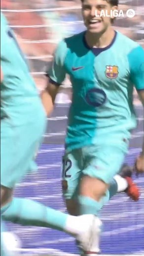 ESPART SCORES HIS FIRST GOAL WITH BARÇA! 💙❤️ #LaLigaHighlights #fcbarcelona #shorts