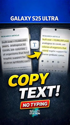 Extract Text from Photos on Samsung