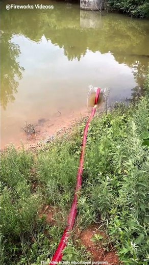 Why does a firecracker explode in water? #shortvideo