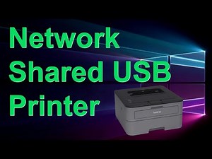 How to share out a USB connected printer on your home network: Full configuration tutorial...