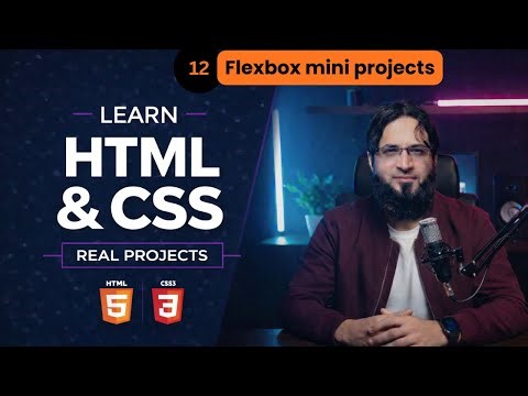 Flexbox mini projects #htmlcsstutorial