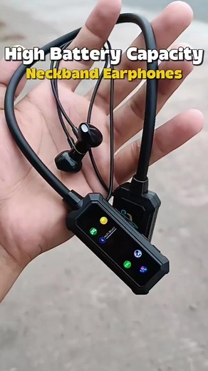 High Battery Capacity Neckband Earphones Review